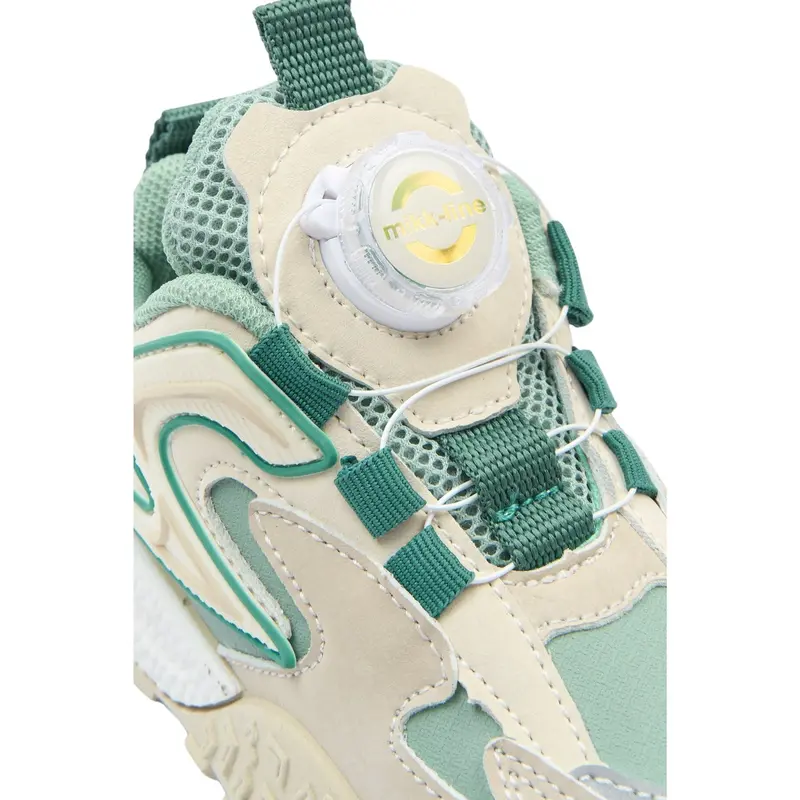 Mikk-Line Green Milieu Sneakers With Spin 2