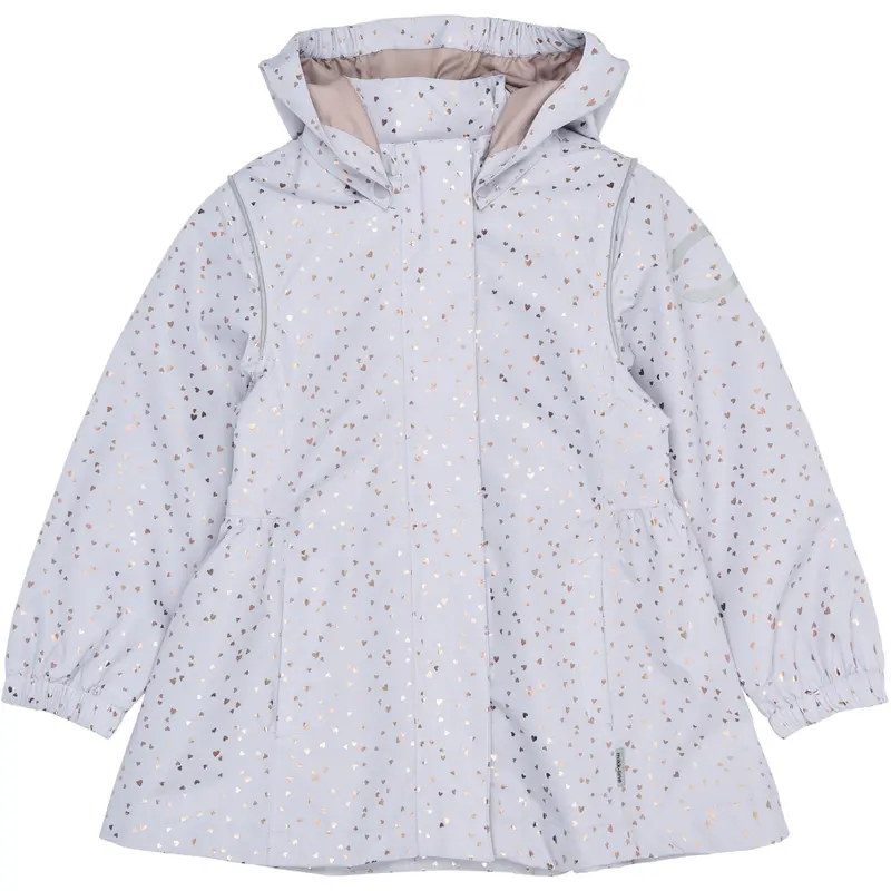 Mikk-Line Heart Sprinkle Foil Aop Shell Set 8