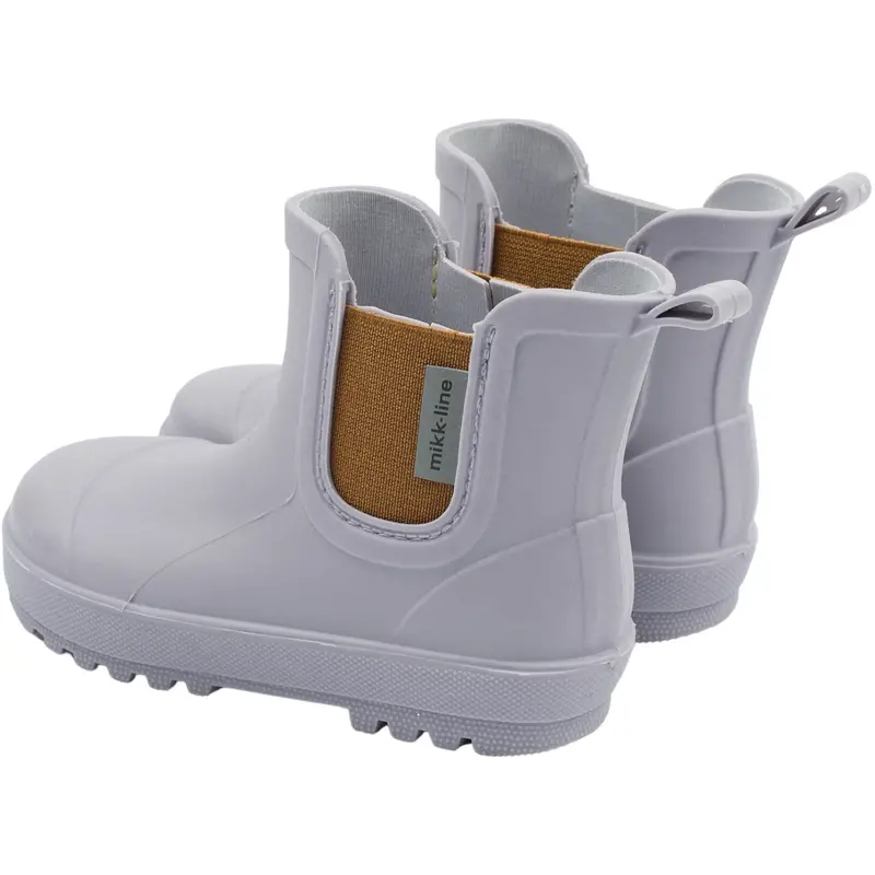 Mikk-Line Lavender Gray Wellies Short Tpr 7