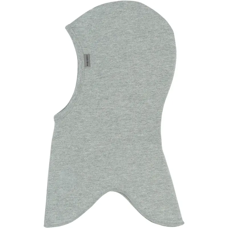 Mikk-Line Light Grey Melange Cotton Fullface 1