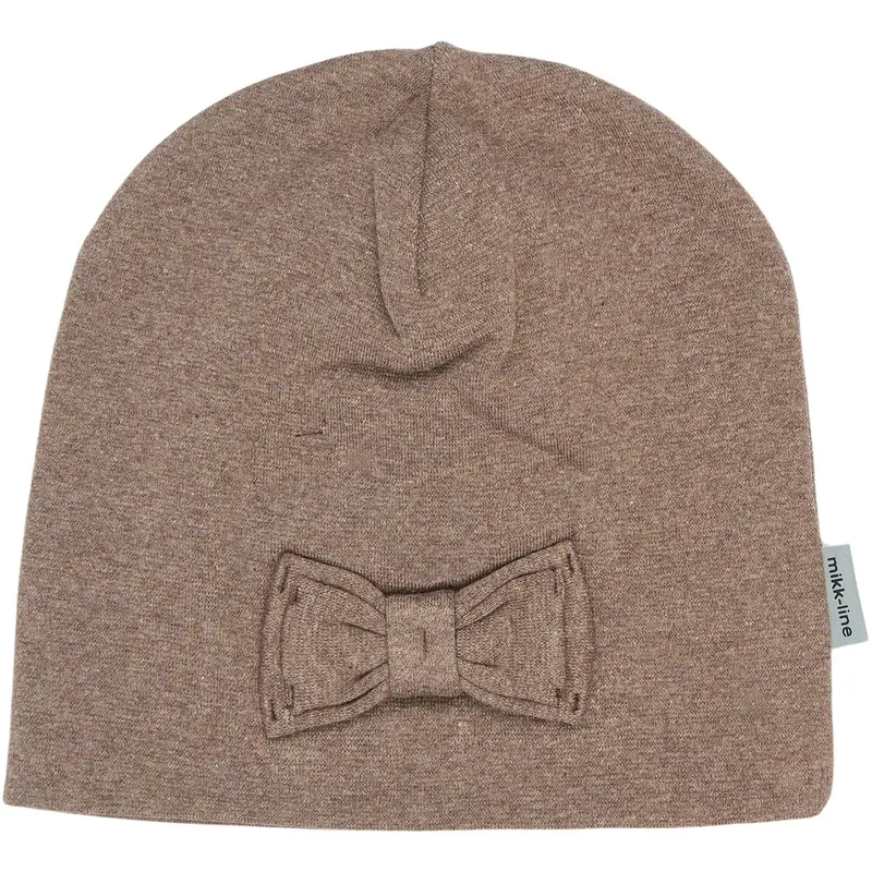 Mikk-Line Melange Denver Cotton Hat - Bow 1