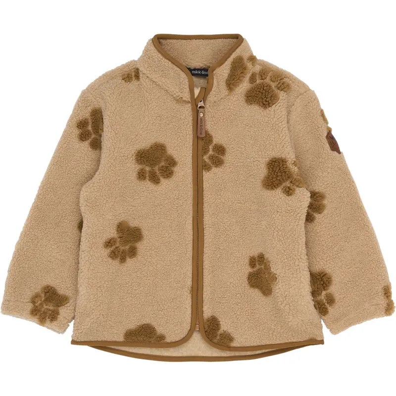 Mikk-Line Paw Aop Teddy Jacket 3D 1