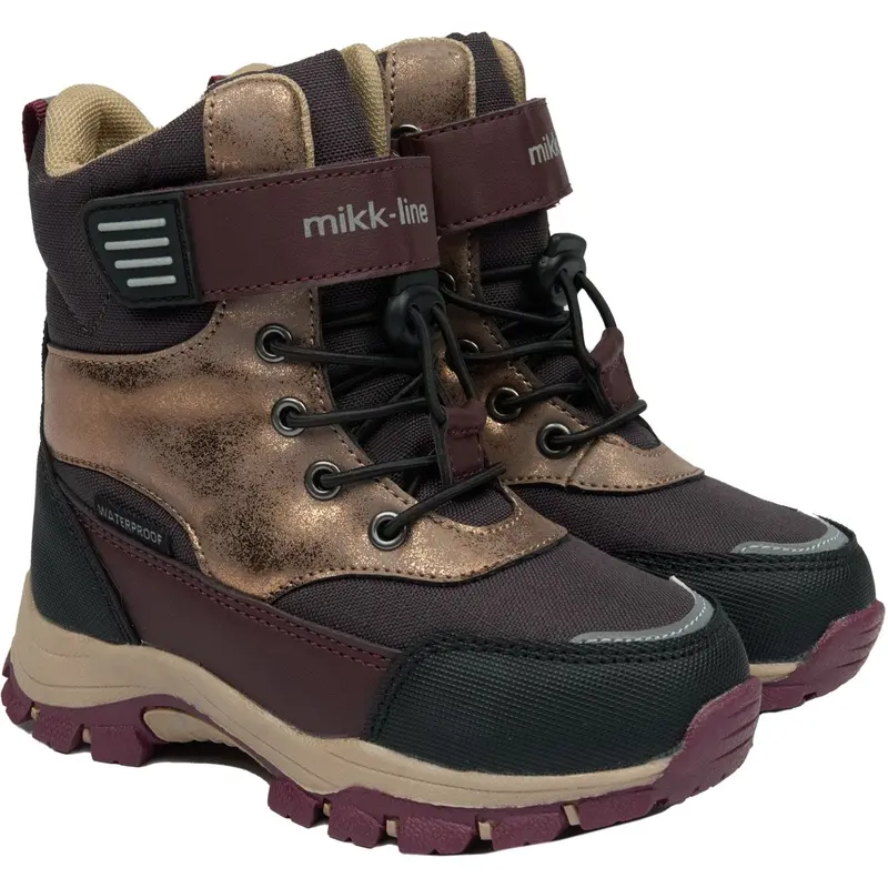 Mikk-Line Raisin Winter Boot Tex Velcro 1