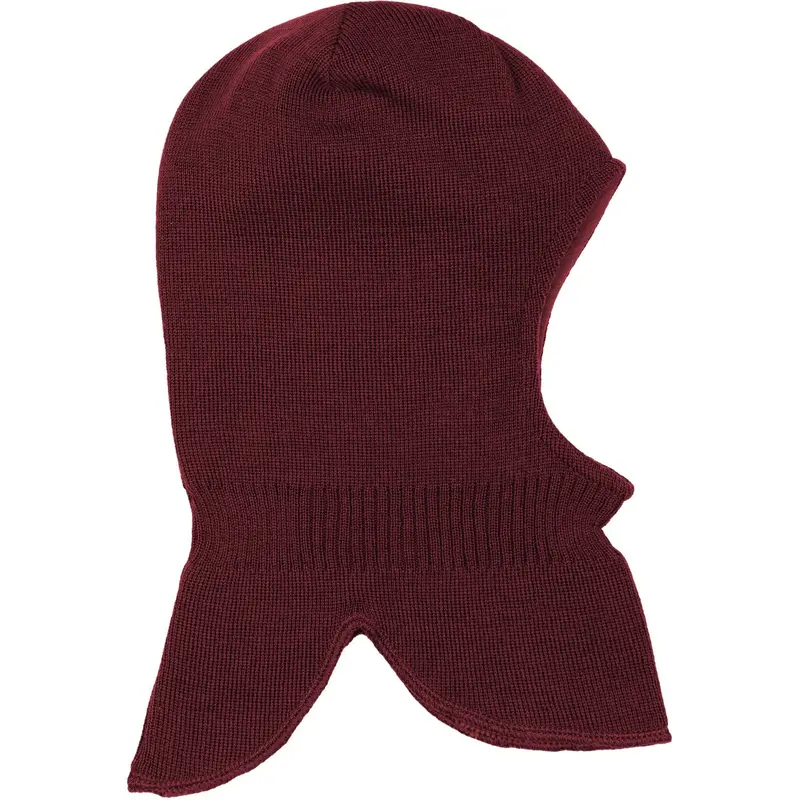 Mikk-Line Rum Raisin Knitted Balaclava With Wool & Windstop 3