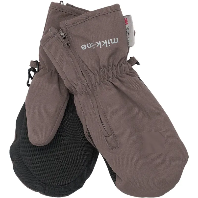 Mikk-Line Sparrow Polyester Tussor Mittens With Zipper 1