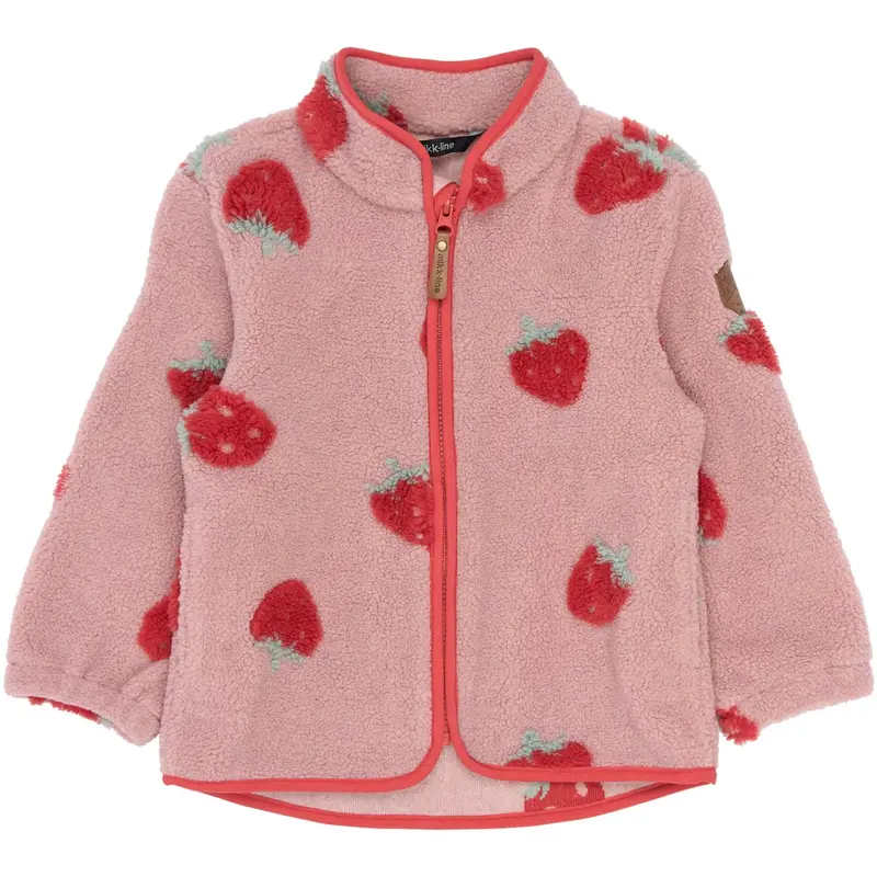 Mikk-Line Strawberry Aop Teddy Jacket 3D 1