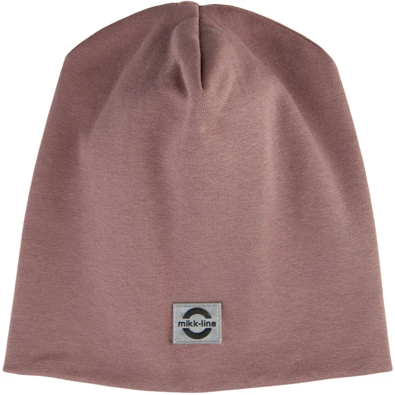 Mikk-Line Twilight Mauve Cotton Hat - Solid 1