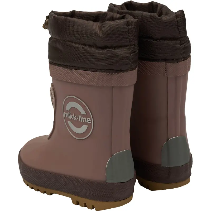 Mikk-Line Twilight Mauve Winter Wellies 3D 6