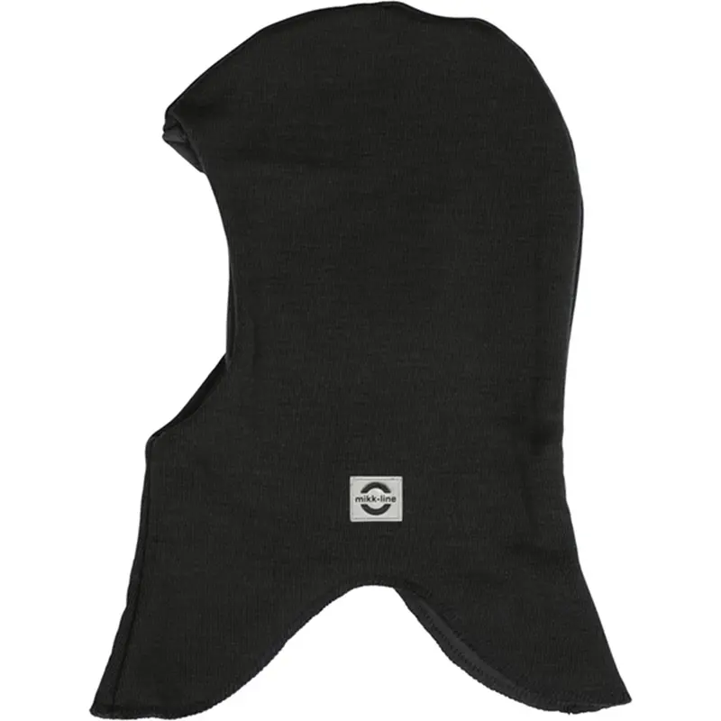 Mikk-Line Wool Balaclava Black 1