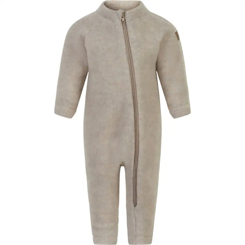 Mikk-Line Wool Suit Melange Offwhite 1