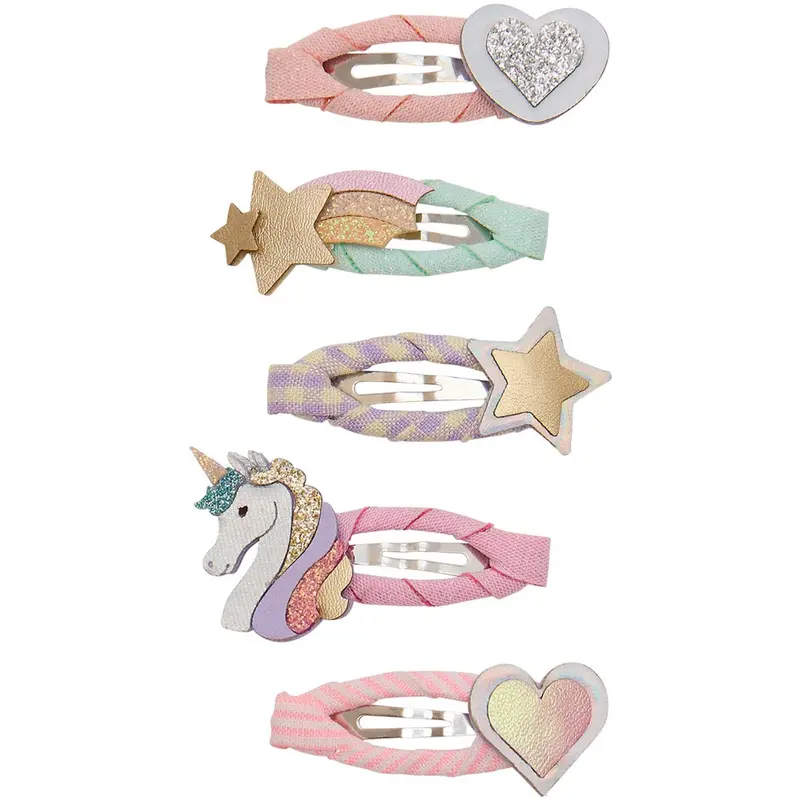 Mimi & Lula 5 Hårspænder - Mini Dreamy My Little Unicorn 1