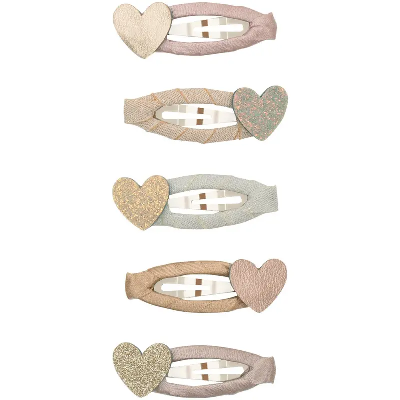 Mimi & Lula 5 Hårspænder - Mini Heart Shimmer Enchanted 1