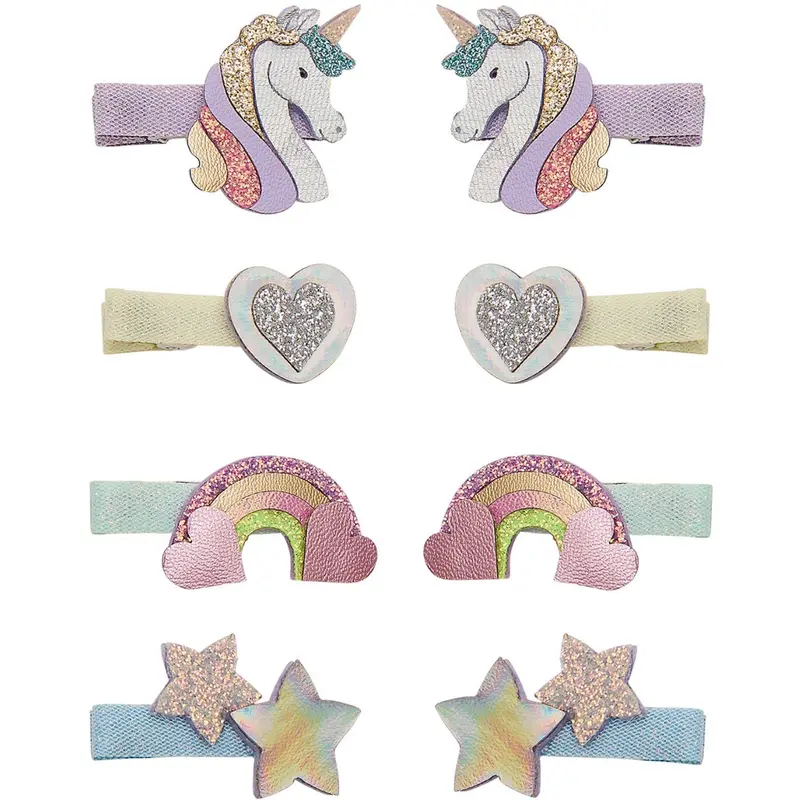 Mimi & Lula 8 Hårclips - Mini Dreamy My Little Unicorn 1