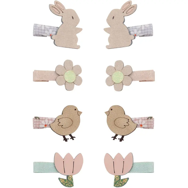 Mimi & Lula 8 Hårclips - Mini Easter 1
