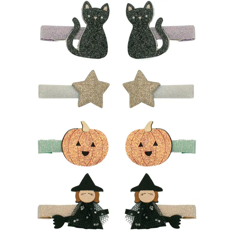 Mimi & Lula 8 Hårclips - Mini Halloween 1