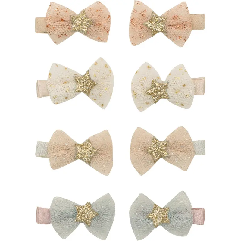 Mimi & Lula 8 Hårclips - Mini Tutu Bow Enchanted 1