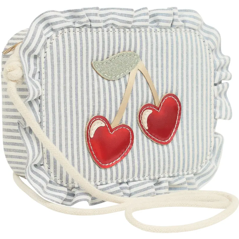 Mimi & Lula Shoulder Bag - Striped Cherry Mon Cheri 1