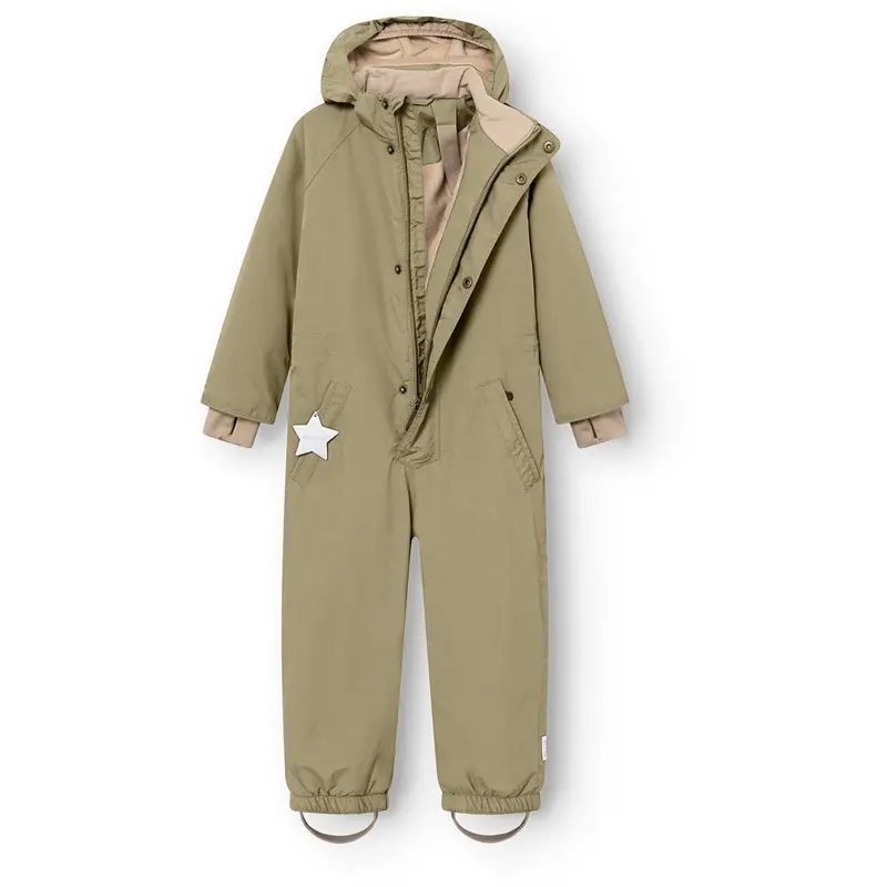 Mini A Ture Aloe Green Matwanni Fleece Lined Snowsuit. Grs 3