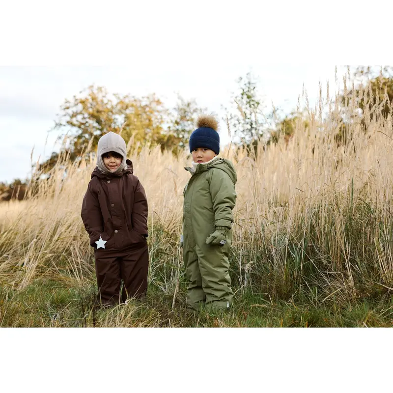 Mini A Ture Aloe Green Matwanni Fleece Lined Snowsuit. Grs 5