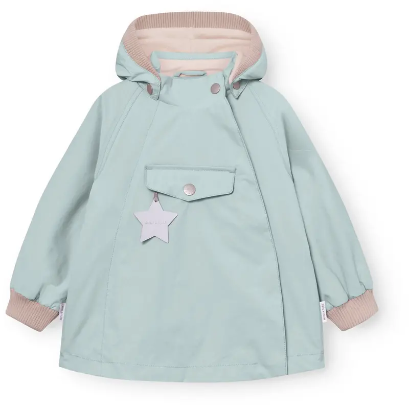 Mini A Ture Cloud Blue Matwai Fleece Lined Jacket. Grs 1