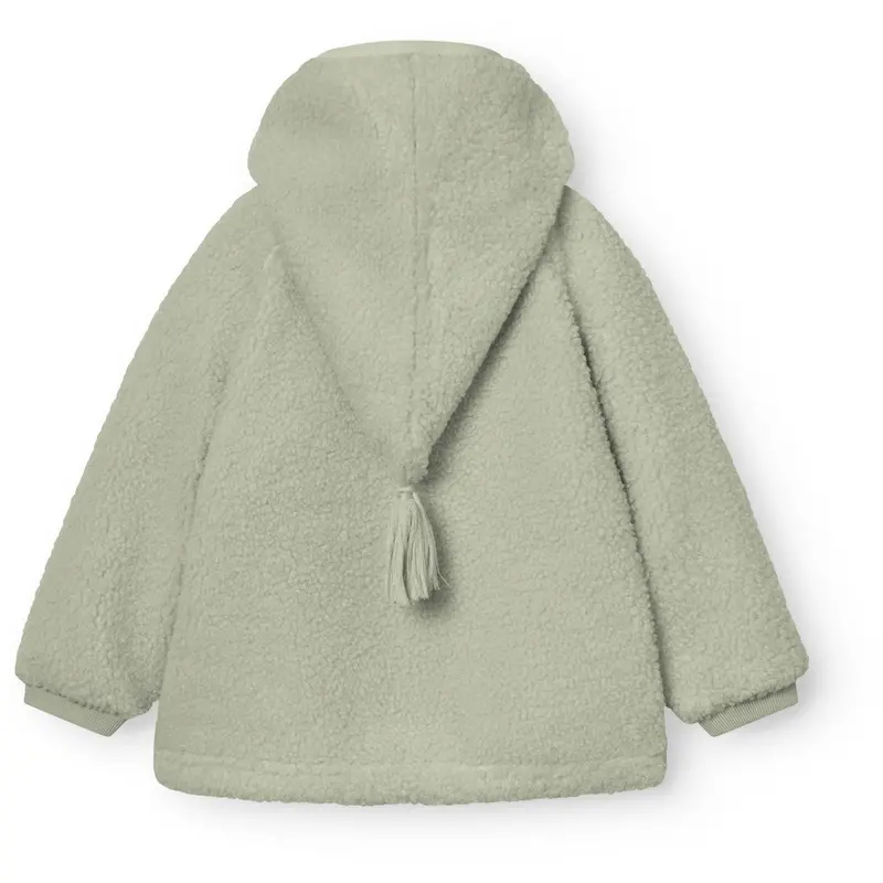 Mini A Ture Desert Sage Matliff Teddyfleece Jacket. Grs 2