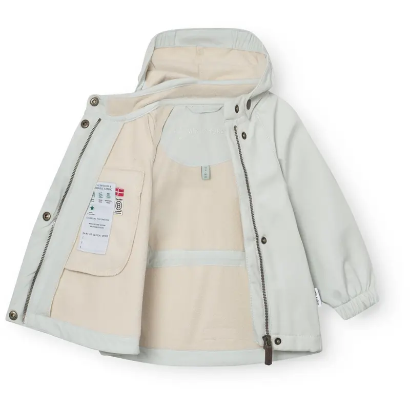 Mini A Ture Frosted Mint Matwai Softshell Jacket. Grs 2