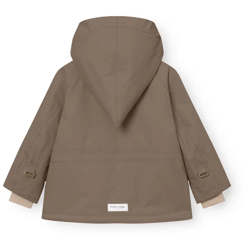 Mini A Ture Morel Grey Matwang Fleece Lined Winter Jacket. Grs 7