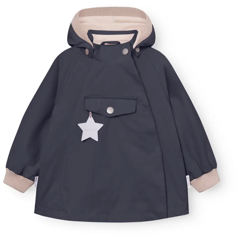 Mini A Ture Ombre Blue Matwai Fleece Lined Jacket. Grs 1