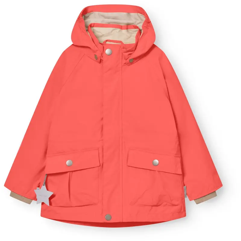 Mini A Ture Paprika Red Matallure Jacket. Grs 1