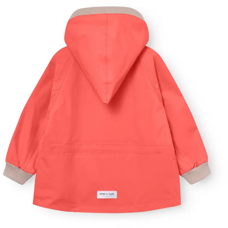 Mini A Ture Paprika Red Matwai Fleece Lined Jacket. Grs 3