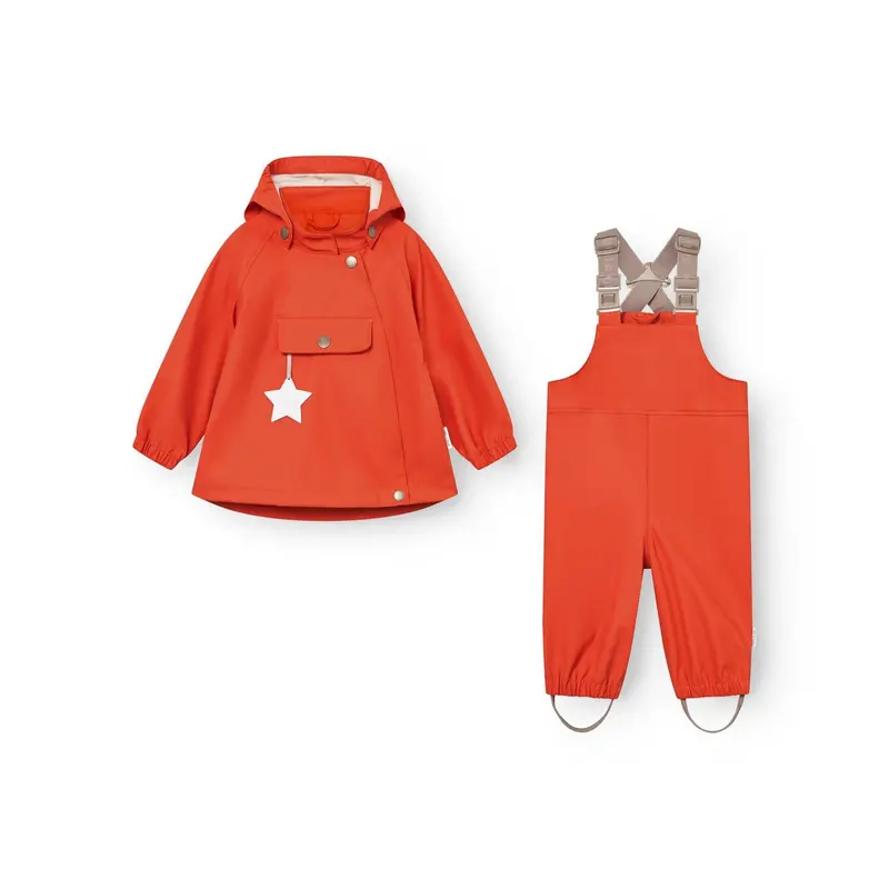 Mini A Ture Paprika Red Matwainis Rain Set. Grs 1