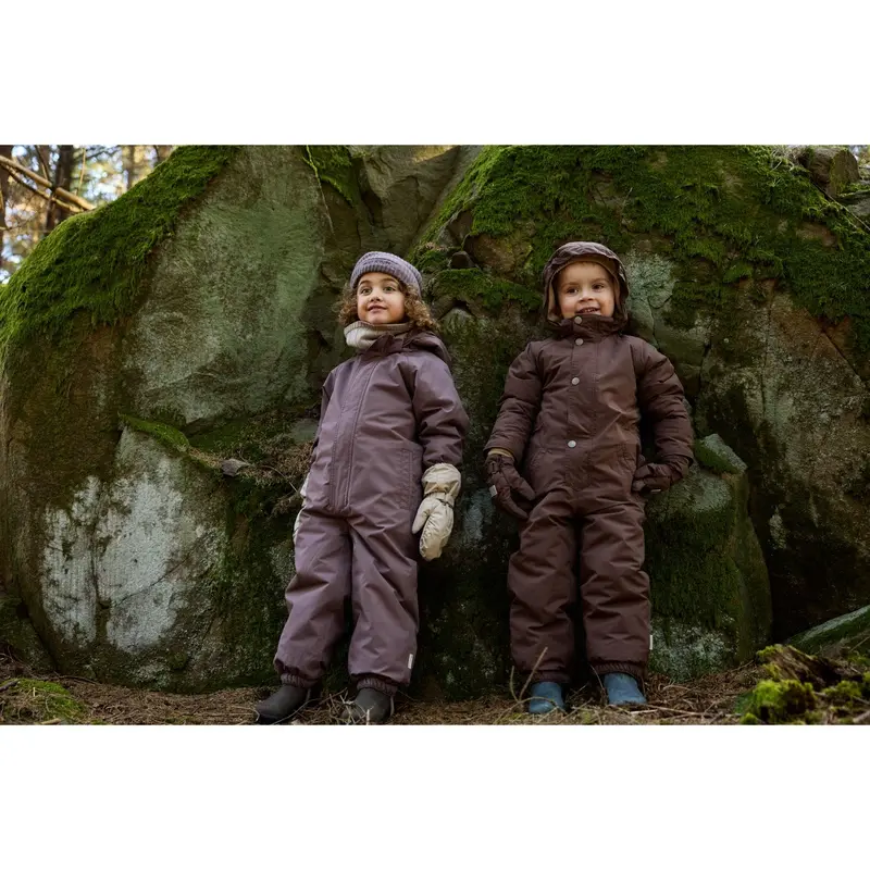 Mini A Ture Peppercorn Plum Matwilbo Snowsuit. Grs 2