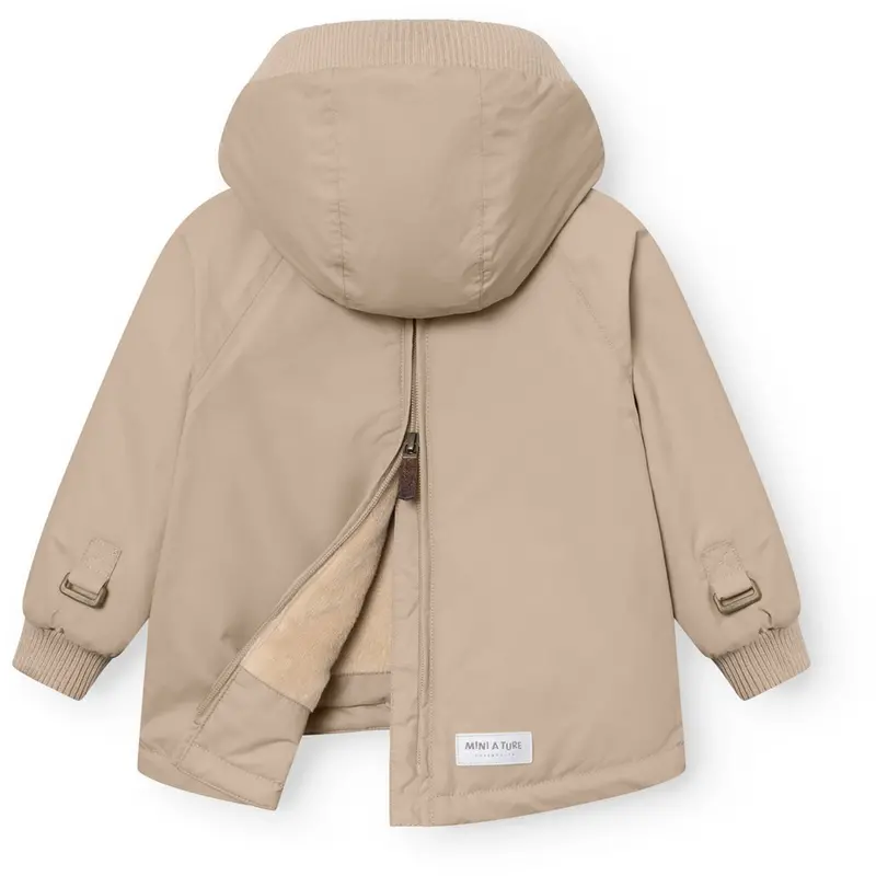 Mini A Ture Savannah Tan Matbabywen Fleece Lined Winter Anorak. Grs 3