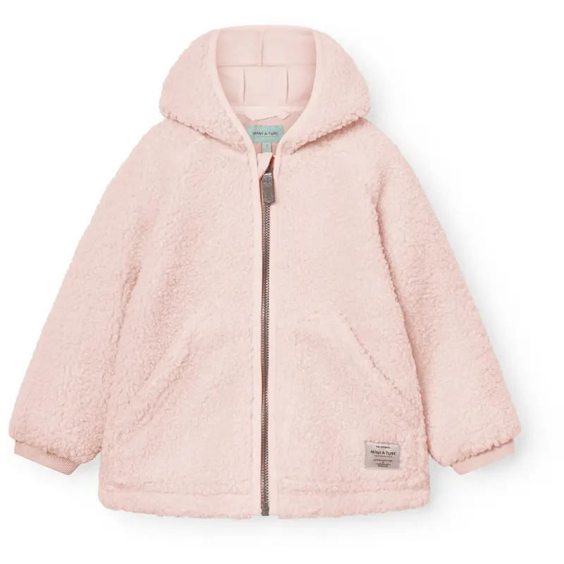 Mini A Ture Shell Rose Matliff Teddyfleece Jacket. Grs 1