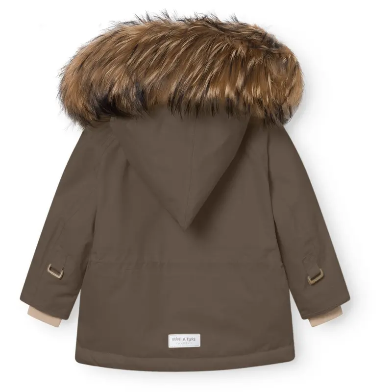 Mini A Ture Tarmac Green Matwang Fleece Lined Winter Jacket Fur. Grs 4
