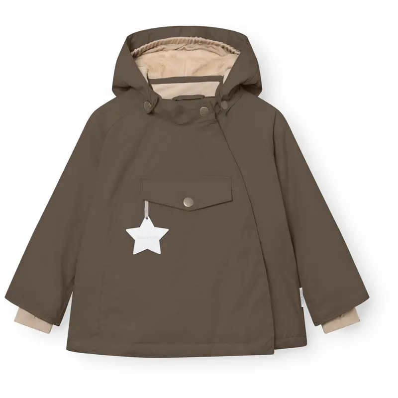 Mini A Ture Tarmac Green Matwang Fleece Lined Winter Jacket. Grs 1