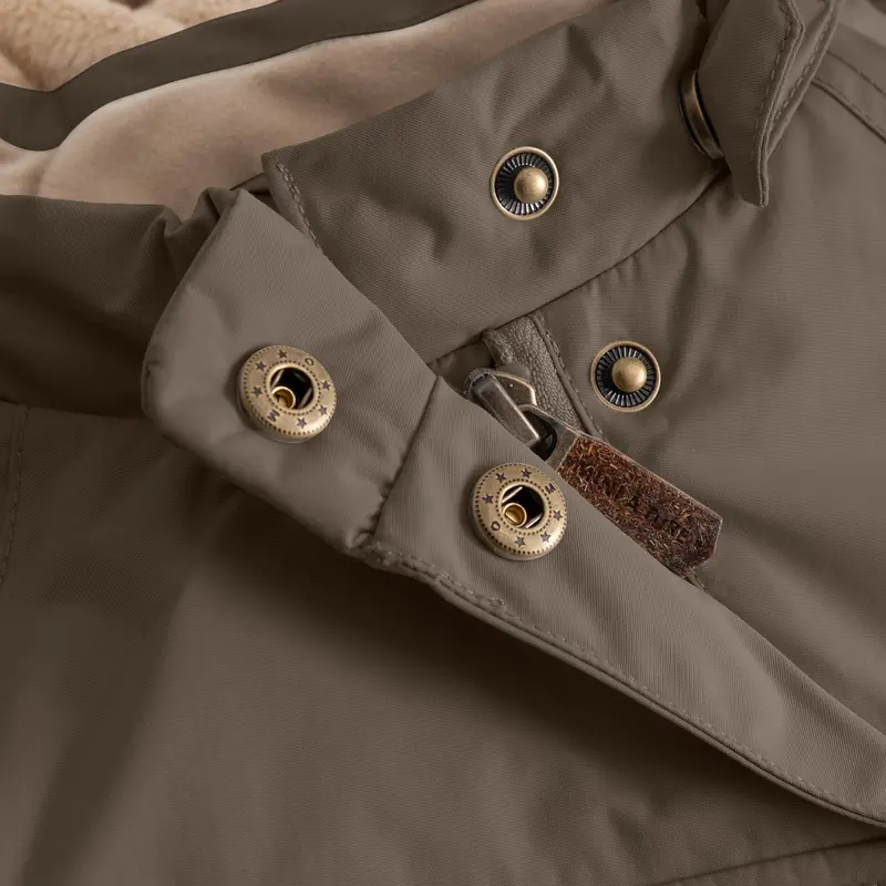 Mini A Ture Tarmac Green Matwang Fleece Lined Winter Jacket. Grs 3