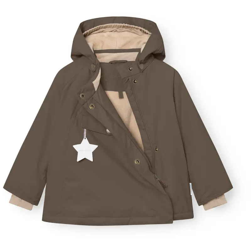 Mini A Ture Tarmac Green Matwang Fleece Lined Winter Jacket. Grs 6