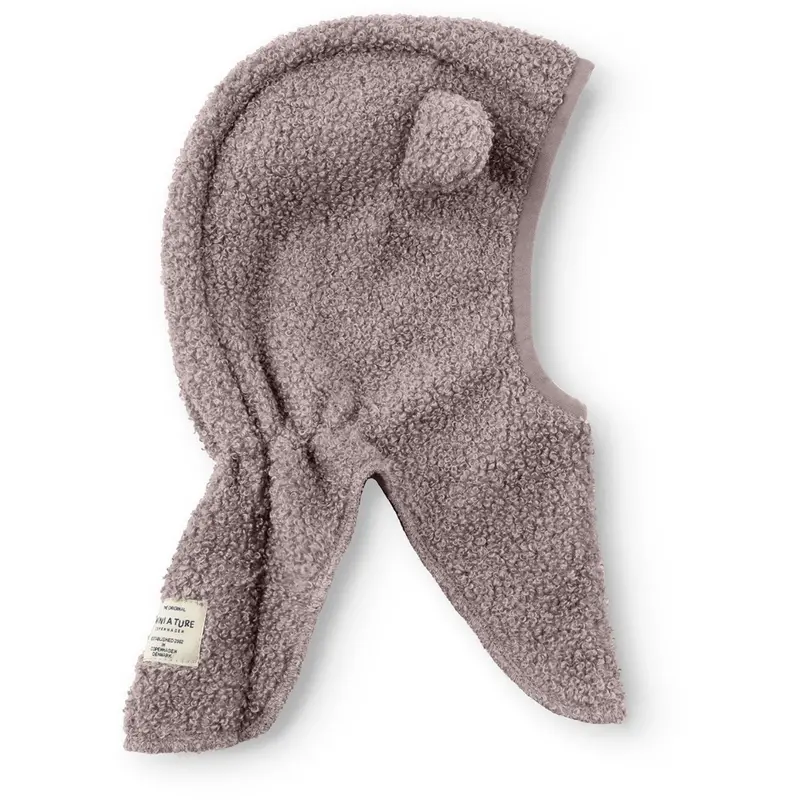 Mini A Ture Zinc Purple Matjeffi Teddyfleece Elephant Hood. Grs 1