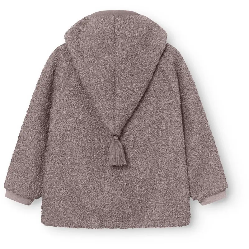 Mini A Ture Zinc Purple Matliff Teddyfleece Jacket. Grs 3