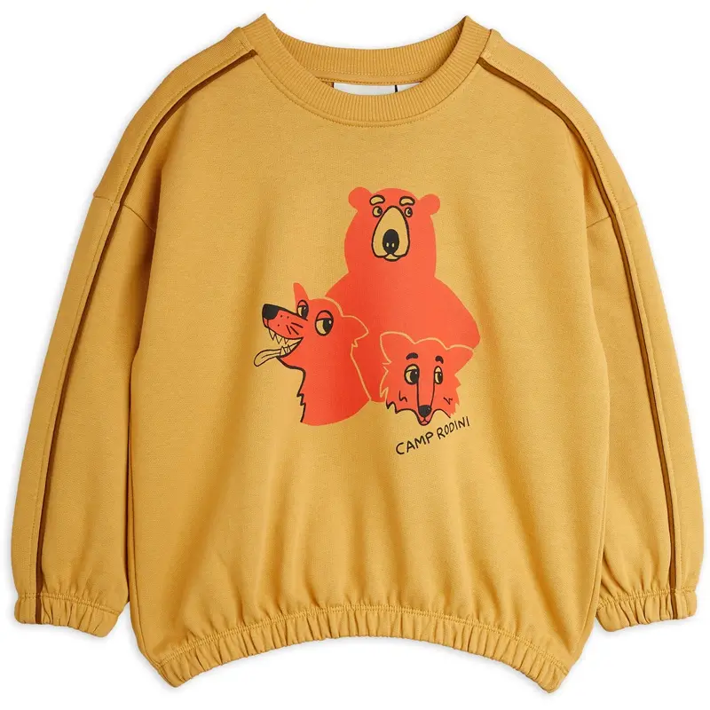 Mini Rodini Beige Camp Rodini Sp Sweatshirt 1