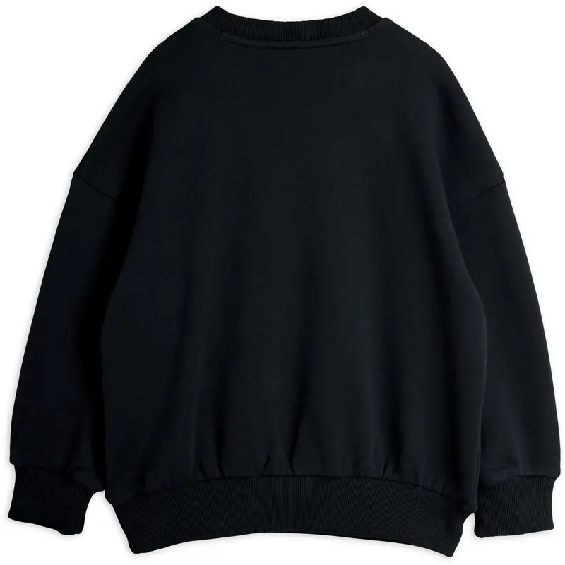 Mini Rodini Black E.T Application Sweatshirt 3