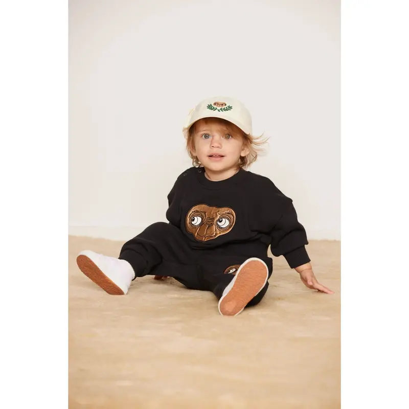 Mini Rodini Black E.T Application Sweatshirt 5