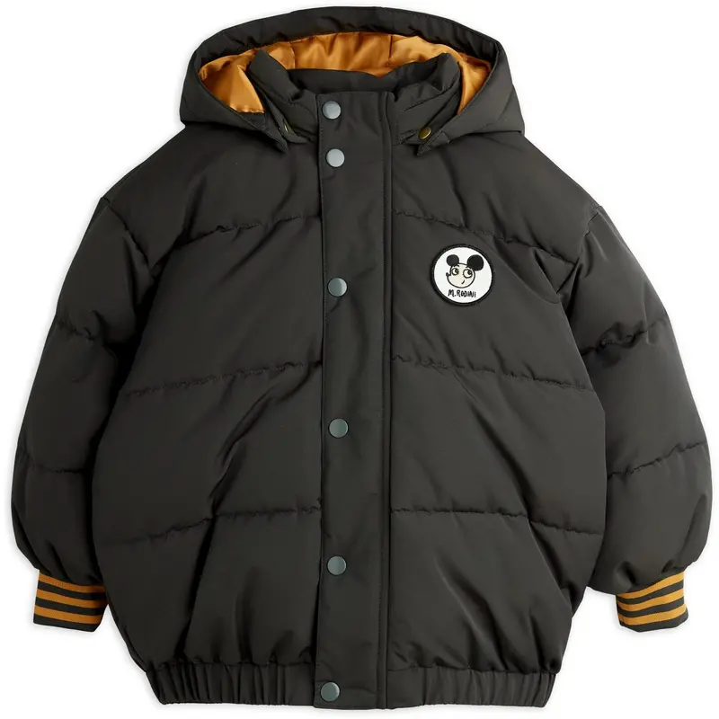 Mini Rodini Black Ritzratz Patch Puffer 1