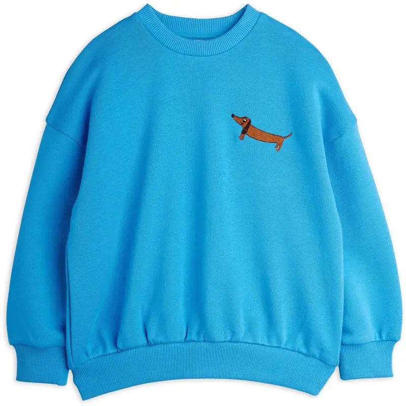 Mini Rodini Blue Dog Emb Sweatshirt 1