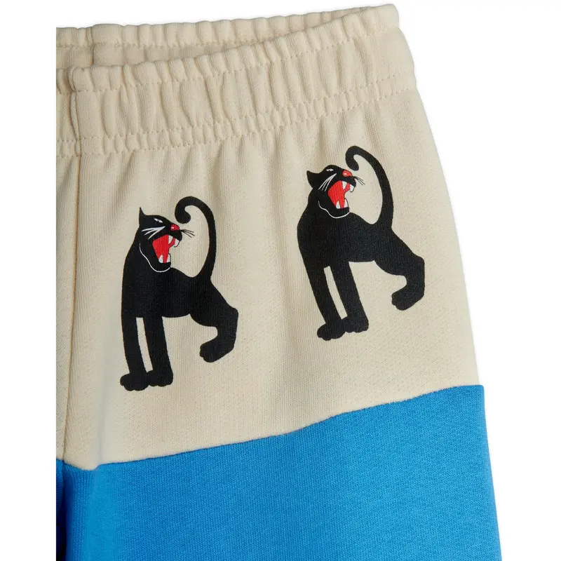 Mini Rodini Blue Panther Panel Sweatpants 2