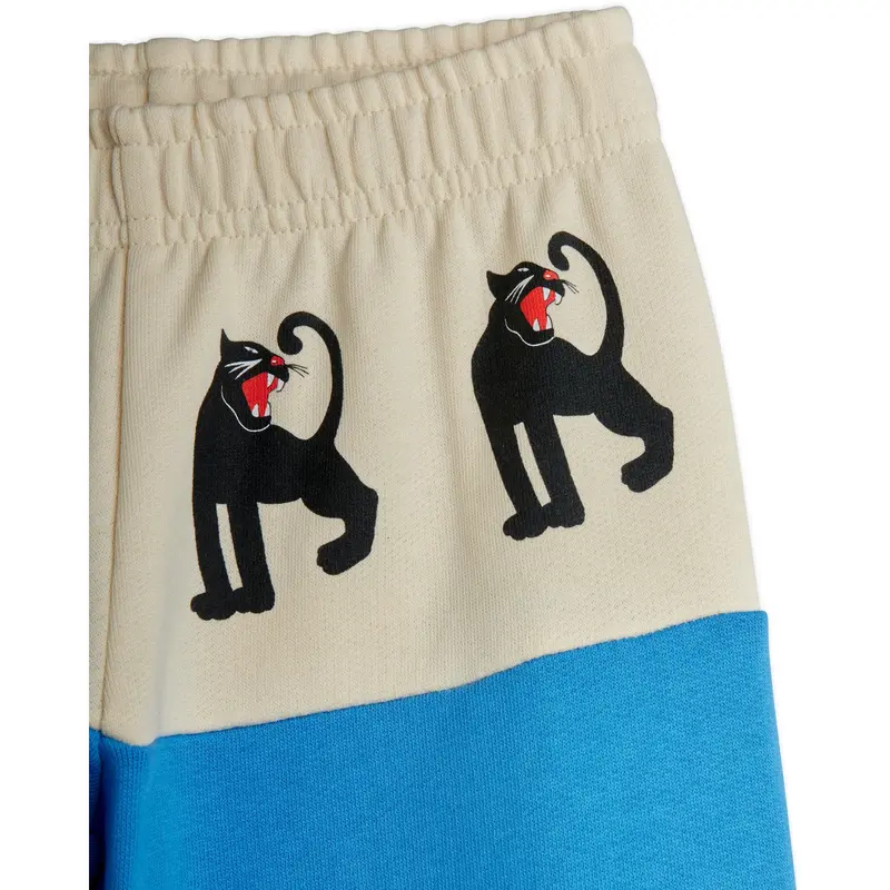 Mini Rodini Blue Panther Panel Sweatpants 4