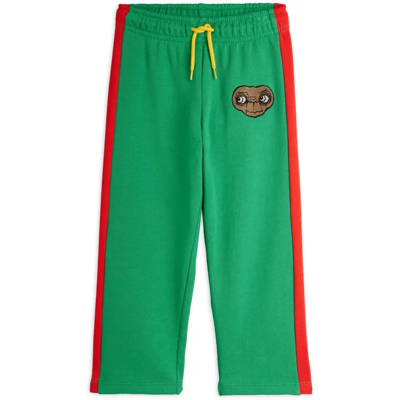 Mini Rodini Green E.T Emb Sweatpants 1