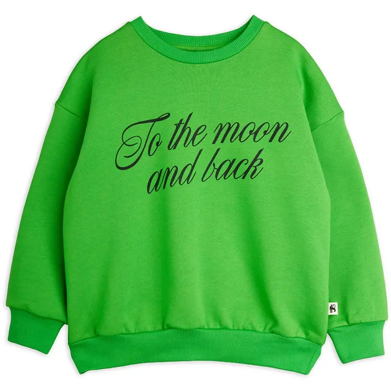 Mini Rodini Green To The Moon Sp Sweatshirt 1