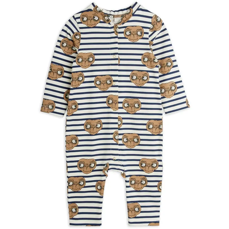 Mini Rodini Multi E.T Stripe Aop Jumpsuit 1